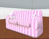Pink Stripe Couch