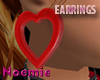 !NC Red Heart Earring