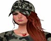MM..MILITARY CAP+HAIR