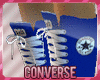 Co. Blue High Converse
