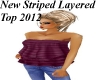 Striped Layered Top 2012