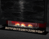 Modern Fireplace Blk/R