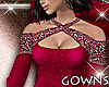 gown Valentines  Red