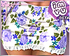 ~Gw~ Purple Flower Skirt