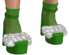 Green Santa Baby Heels