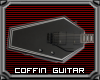 Coffin Guitar Sticker