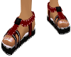 Child Desi Red Sandals