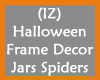 Frame Decor Jars Spiders