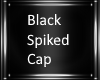 M| Black Spiked Cap
