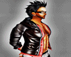 [N] Leather Jacket Red