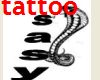 tattoo  cobra sasy