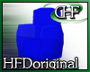 HFD Inflate-a-chair Blue