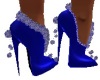 blue christmas heels