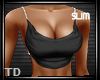 TD l Draped Black SLIM