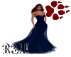 Midnight Bl Corset Gown
