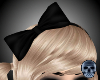 Black Headband Bow