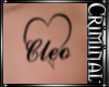 |M| Cleo Chest Tat