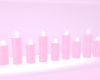 Cute Pink Candles