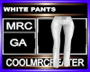 WHITE PANTS