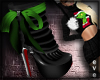(E.)Grinch Ankle Boots