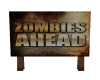 Rusted zombie sign
