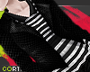 [C] Striped Black Jacket