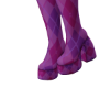 Cher purple boots
