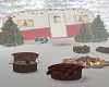 Christmas Snow Camper