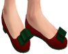 Q Kids Flats Red Green