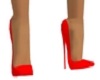 red 7in high heel