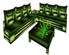 green deluxe sofa