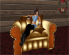 gold chair/poses