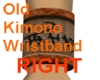 Old Kimono Wristband (R)