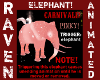 PINKY CARNIVAL ELEPHANT!