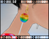 Rainbow Lolipop Earrings
