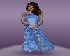 Sky Blue Palazzo suit