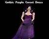 Goth Purple Corset Dress