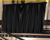 black trigged curtain