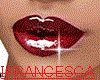 red lipstick mesh