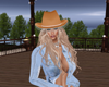 {W} Cowgirl Hat Tan