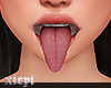 . tongue out f