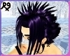 Purple Black Spikey Hair