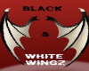 blk n white demon wings