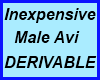 Inexpensive Male Avatar