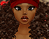 curly hat hair ❥ brown