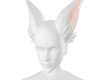 White kitsune ears