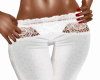 white lace trousers