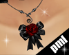 [PLM] long rose collar