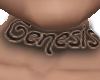 Genesis neck girl tattoo