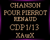 CHANSON POUR PIERROT
